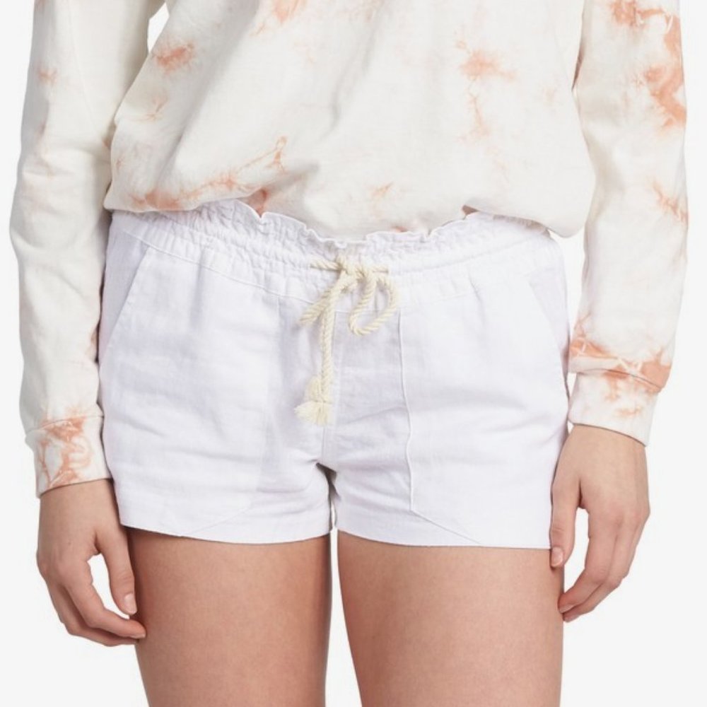NWT Roxy Draw-string Shorts White